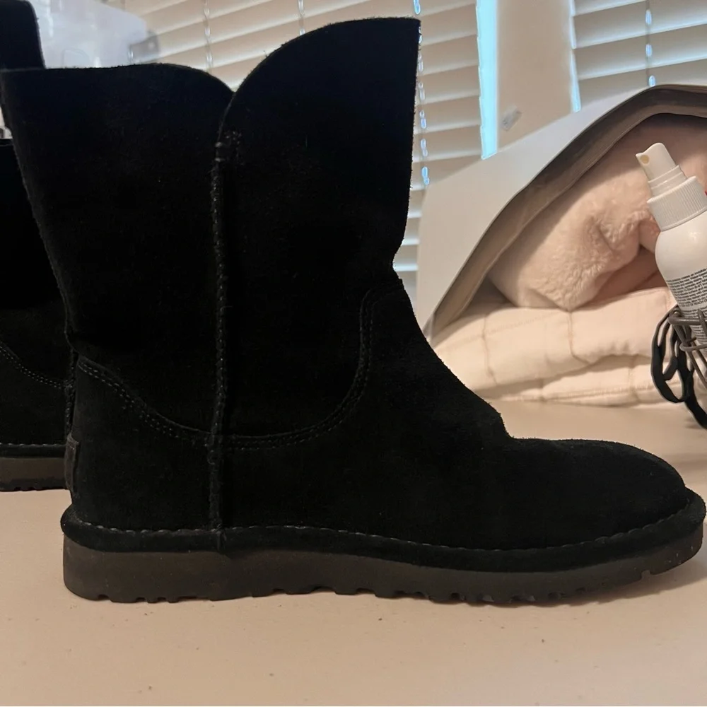 UGG Classic Black Suede Footwear